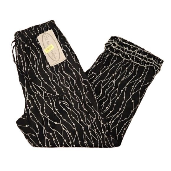 [Stonebridge] Stretch Tie up Pants - Size S - Picture 1 of 8